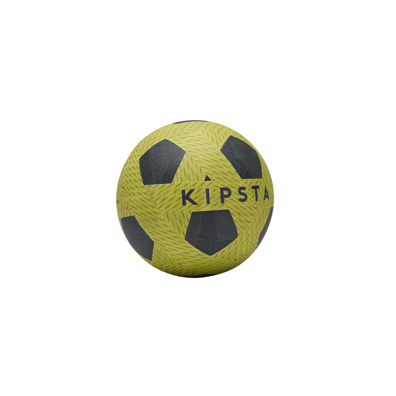 Mini ballon de football Ballground 100 vert et bleu