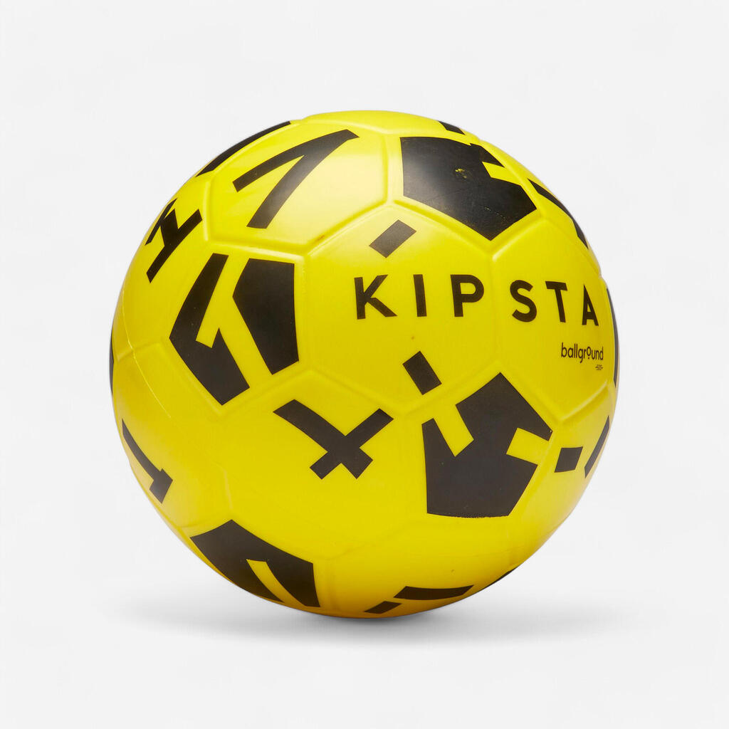 Lopta za fudbal Ballground 500 veličine 4 - žuta