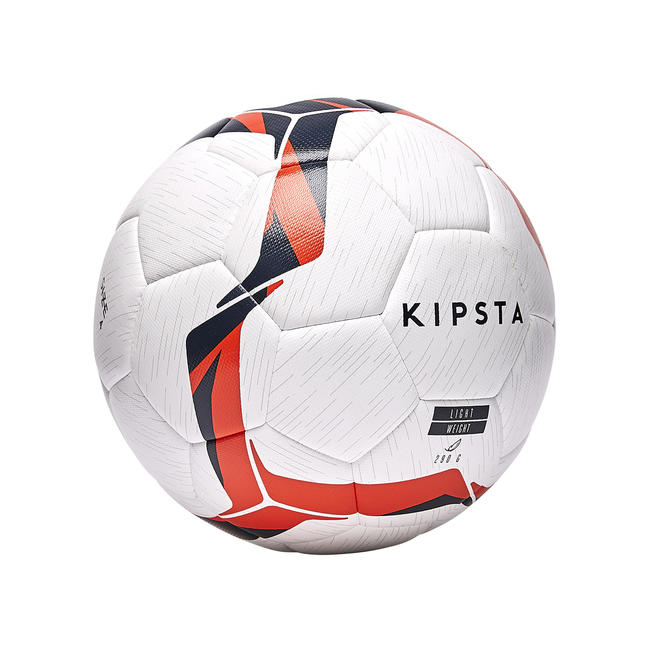 Football Ball Size 4 F100 Light White/Orange/Blue