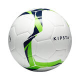 Football Ball Size 5 F100 Hybrid - White/Green