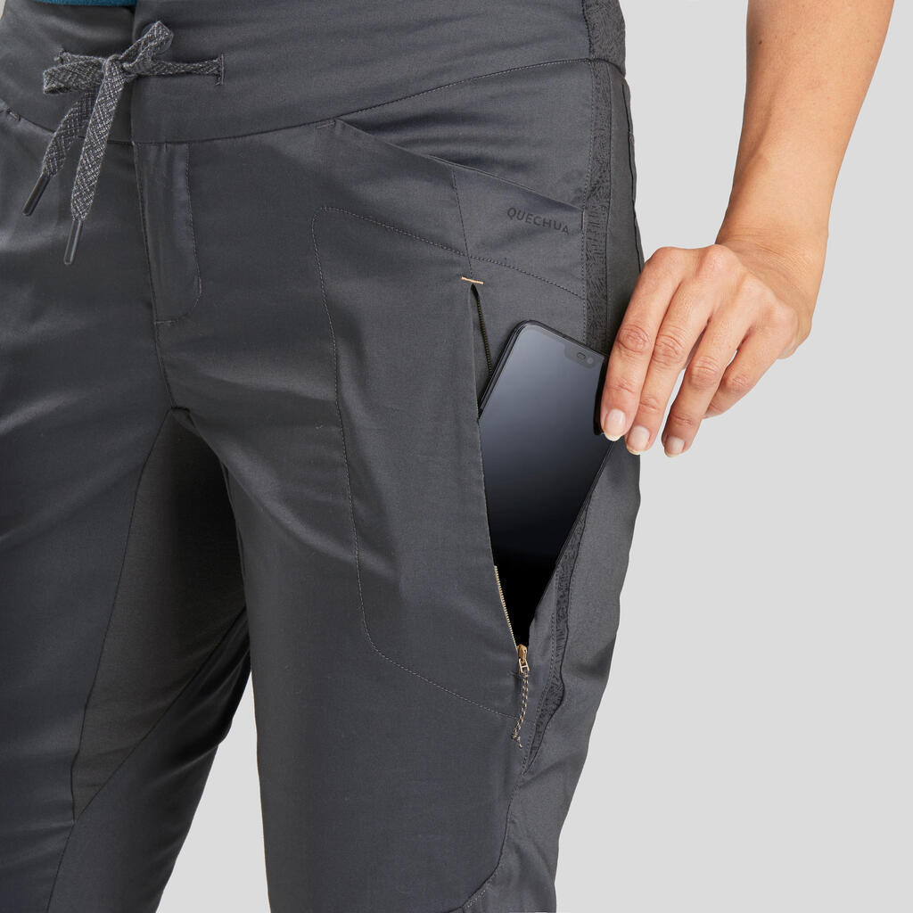 Women's Cropped Hiking Trousers - NH500