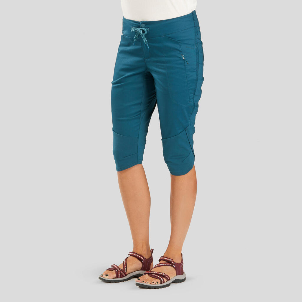 Women's Country Walking Cropped Trousers - NH500