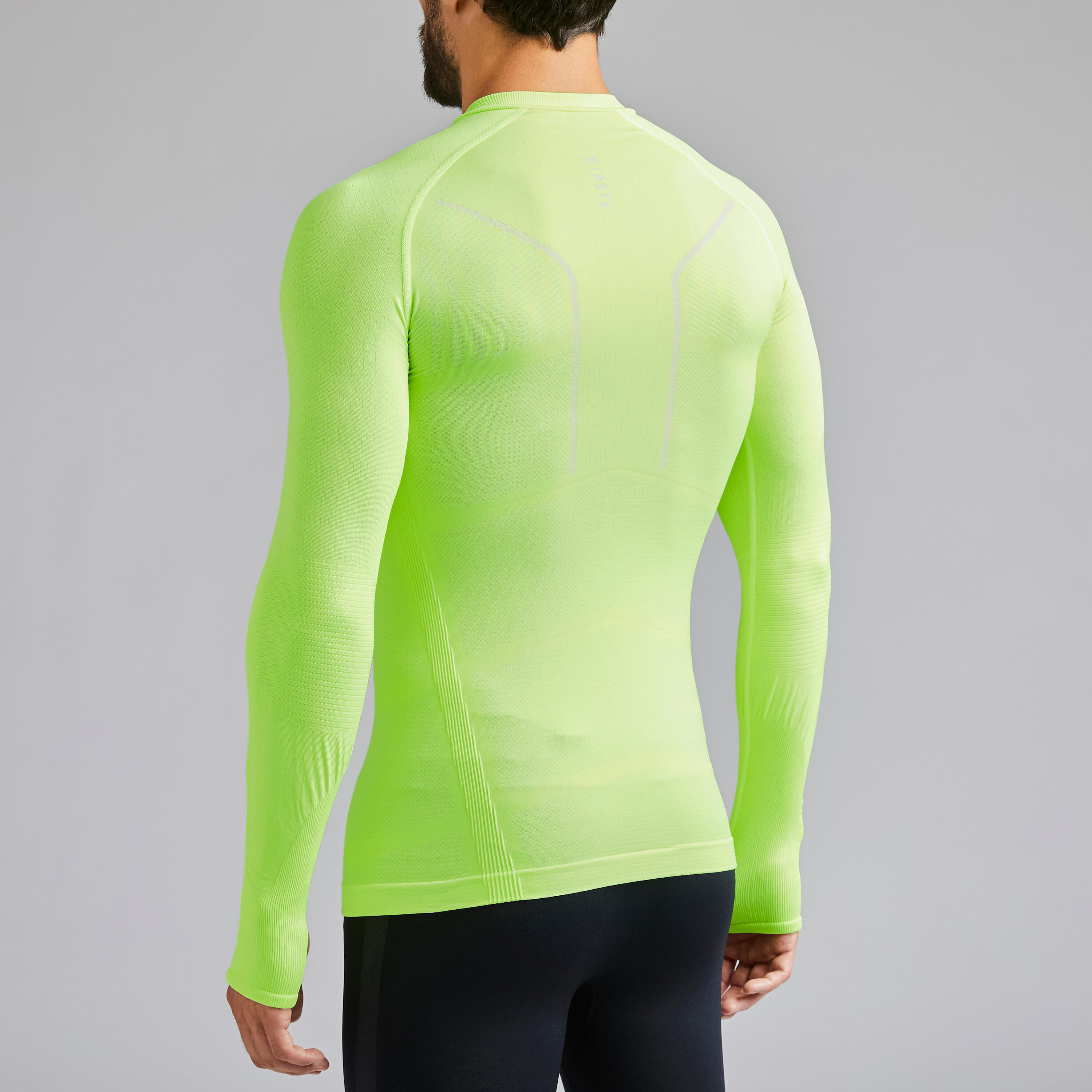 Adult Thermal Base Layer Top Keepdry 500 - Neon Yellow 5/9