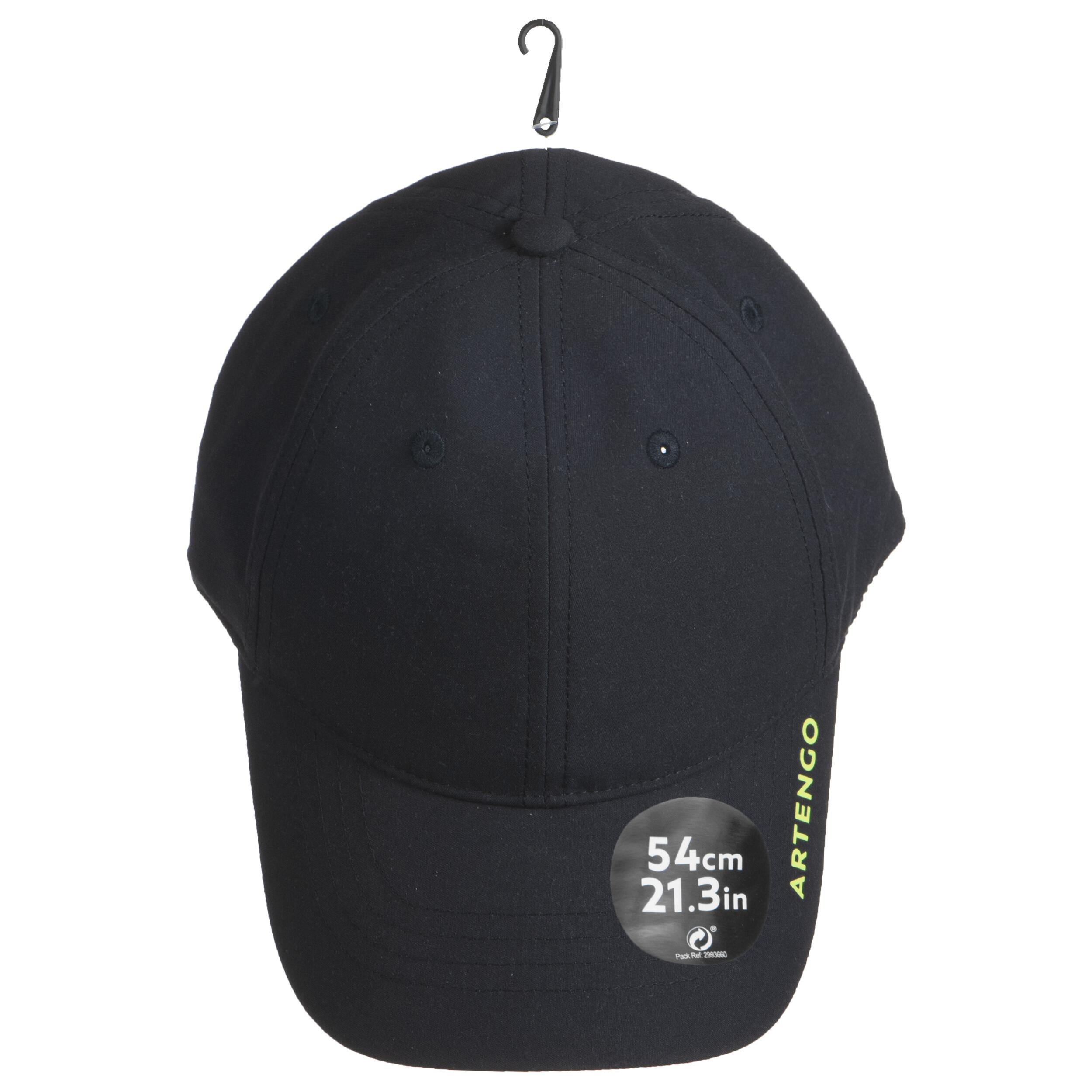 Tennis Cap 54 cm - TC 500 Black - ARTENGO