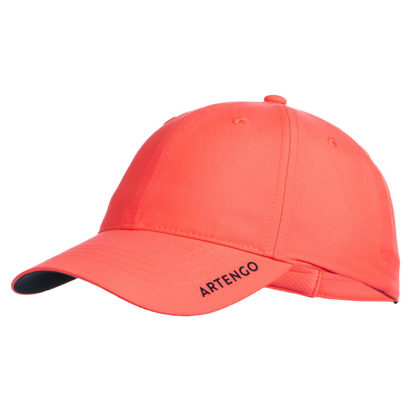 網球帽TC 500（54 cm）- 粉紅與海軍藍配色