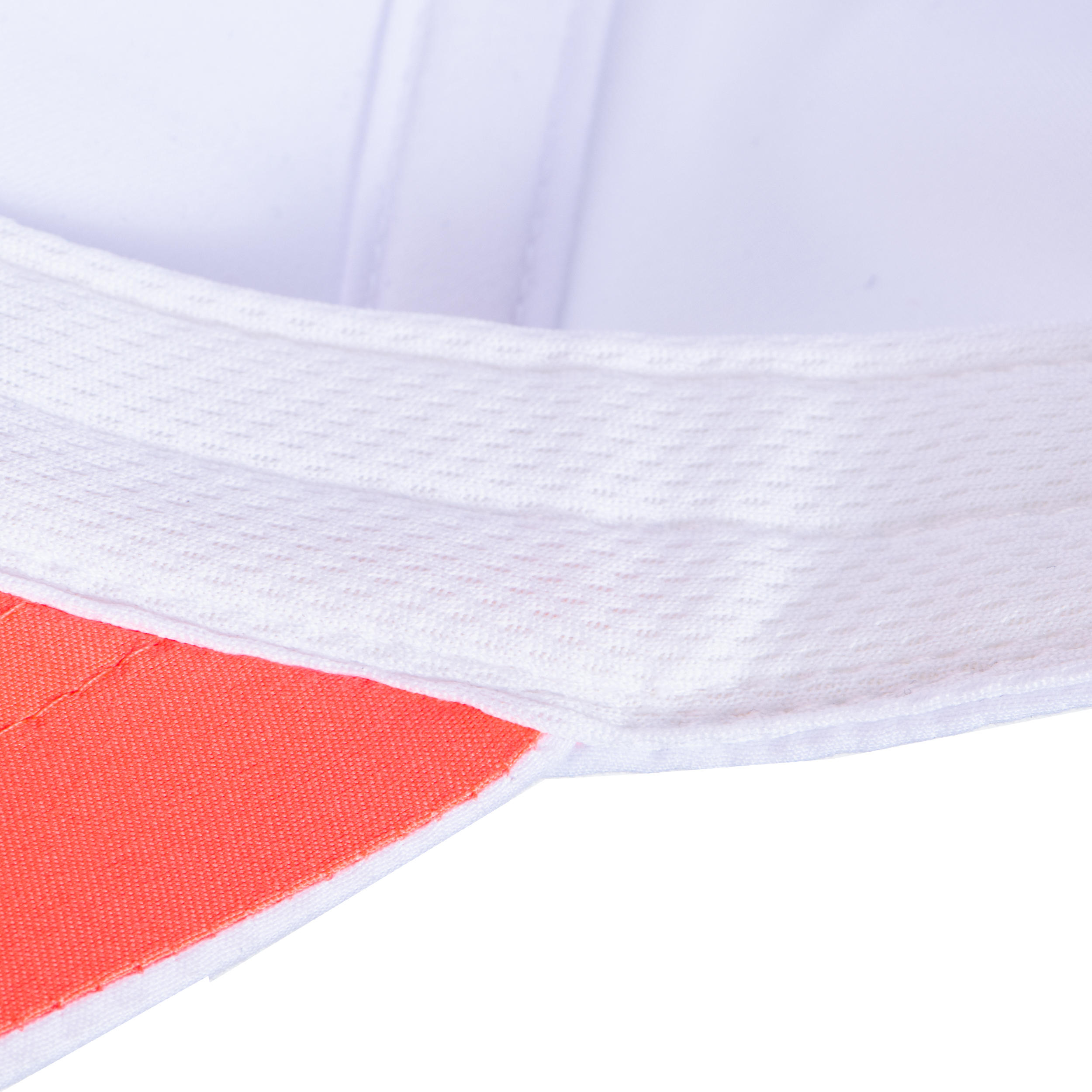 Tennis Cap TC 500 54 cm - White/Coral 7/10