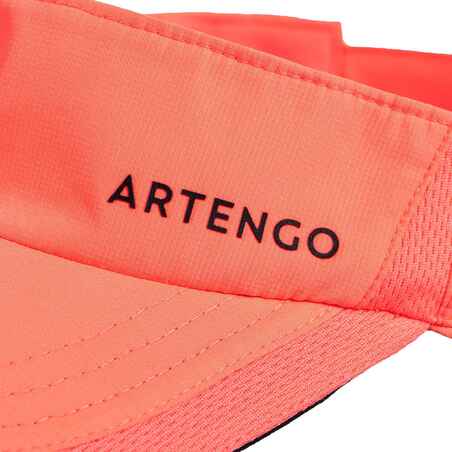 Visera de Tenis Artengo TV 100 T56 Coral