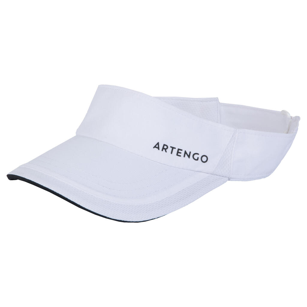 VISIERE DE TENNIS ARTENGO TV 100 BLANC T56