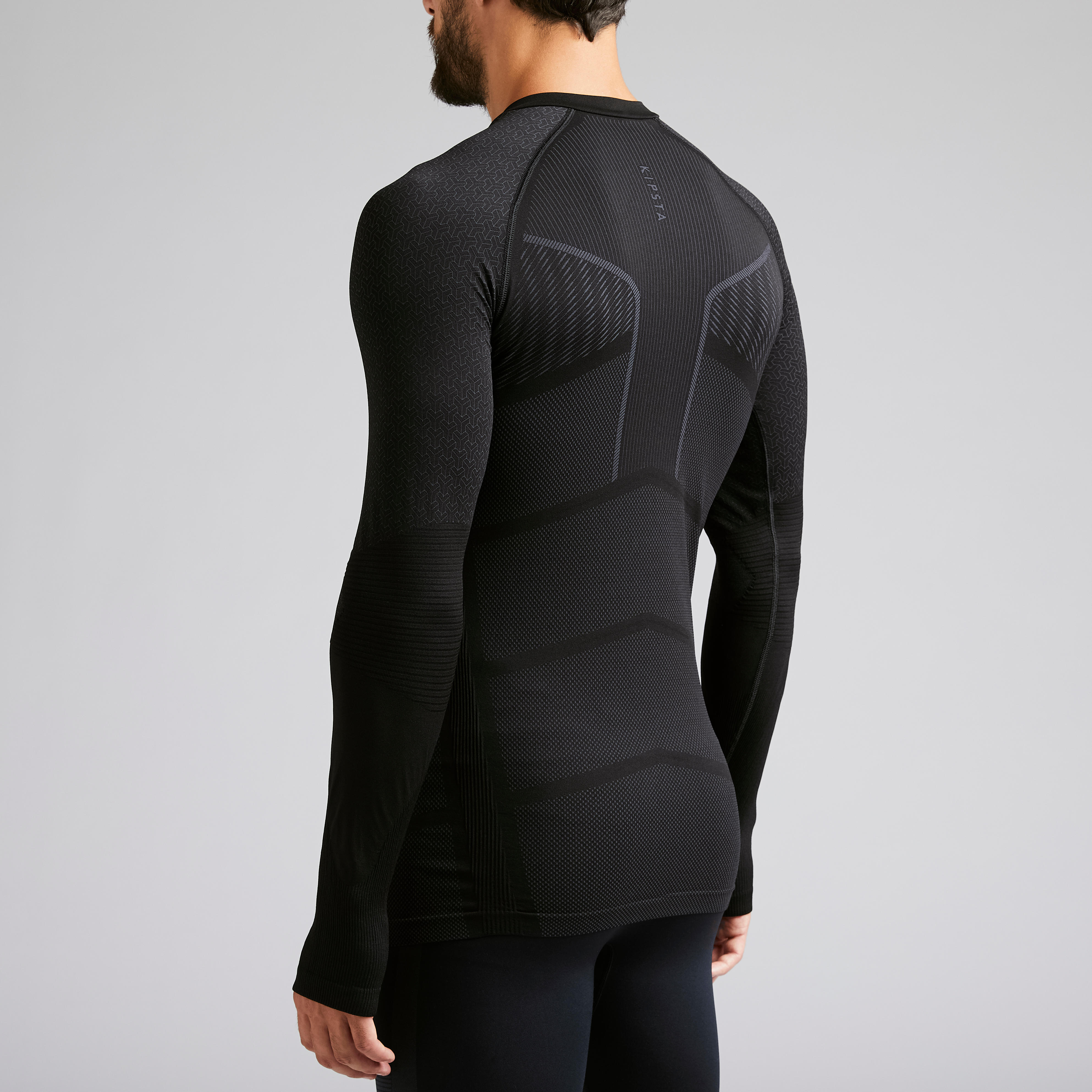 Playera Térmica Fútbol Kipsta Keepdry 500 Manga Larga Adulto Negro -  Decathlon
