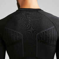 Adult breathable football base layer, black