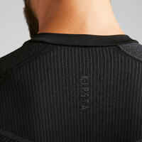 Adult breathable football base layer, black