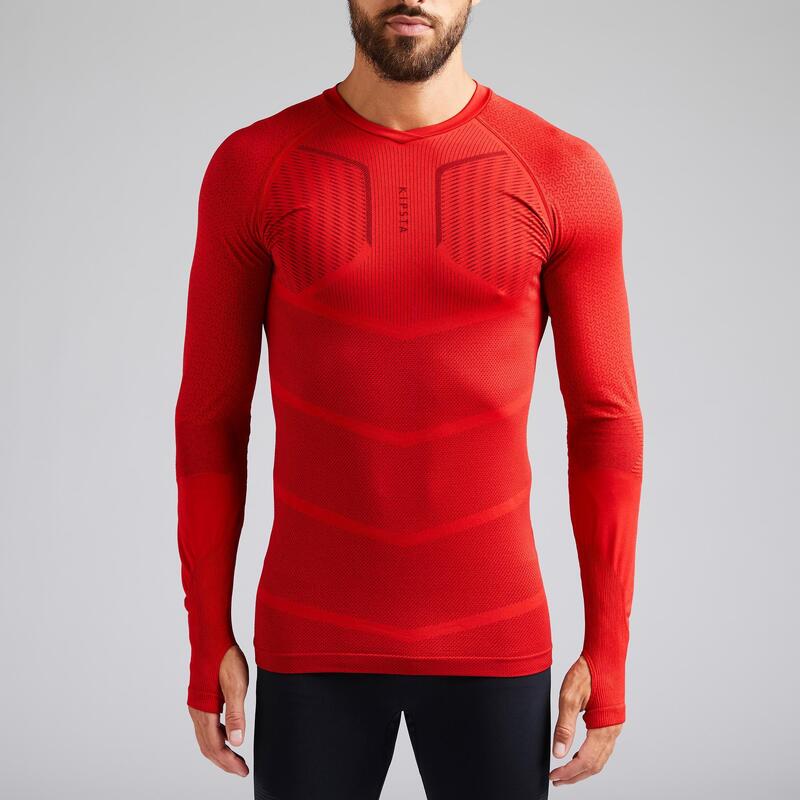 Camiseta térmica de fútbol larga Adulto Kipsta 500 | Decathlon