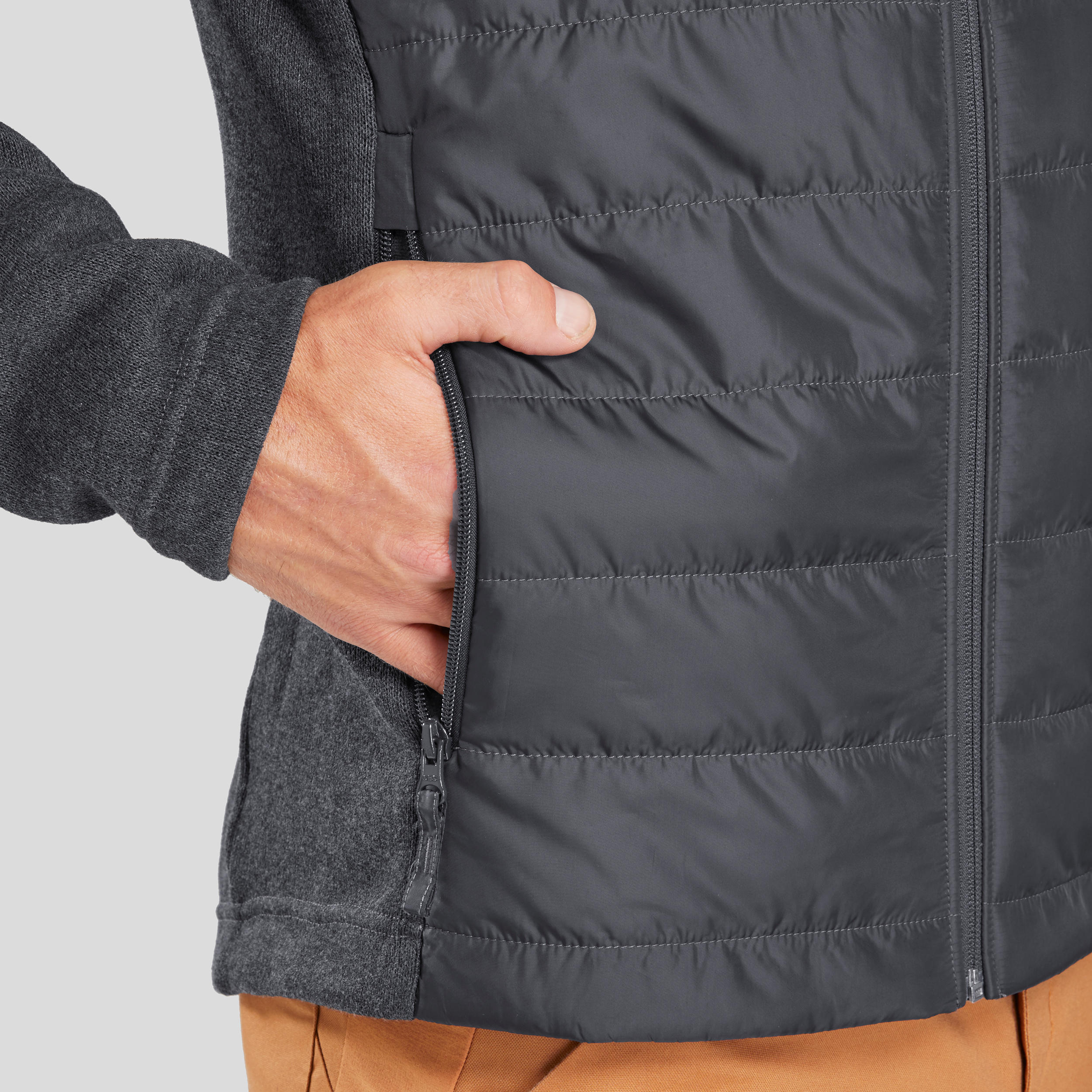 Veste de randonnée en polaire à capuchon homme – NH 100 - QUECHUA
