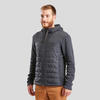 Chaqueta polar de montaña y trekking con capucha Hombre Quechua NH100 Hybride