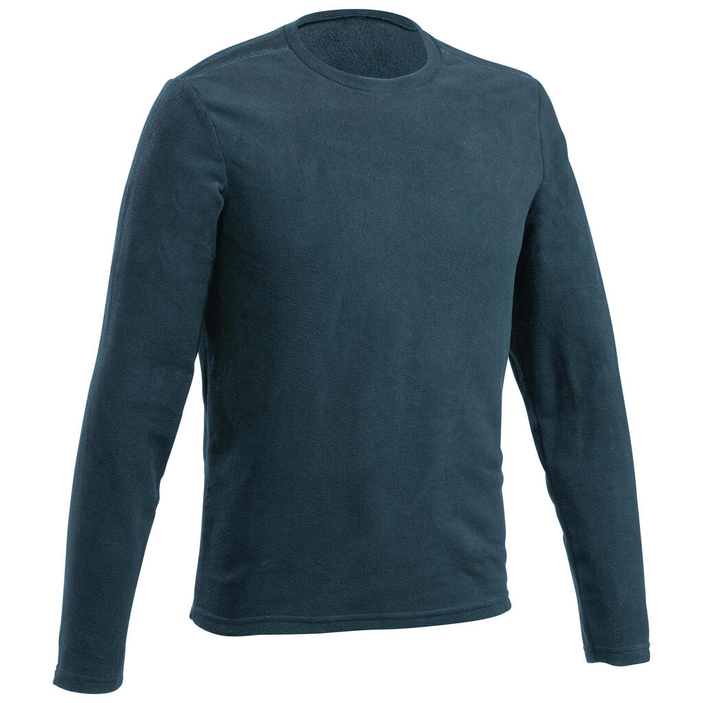 Fleecepullover Bergwandern MH20 Herren blau
