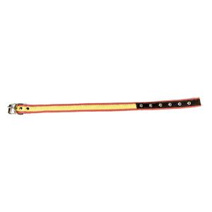 Collar perro caza nylon con refuerzo de cuero