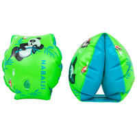 Swimming armbands for kids with "PANDAS” print - 11-30 kg