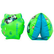 Swimming Armbands For Kids With PANDAS Print 11 To 30 Kg Green