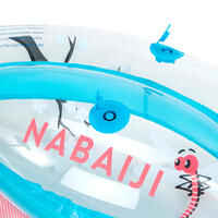 Flotador piscina Bebés 7-15 Kg con plataforma azul turquesa