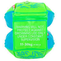 Swimming armbands for kids with "PANDAS” print - 11-30 kg