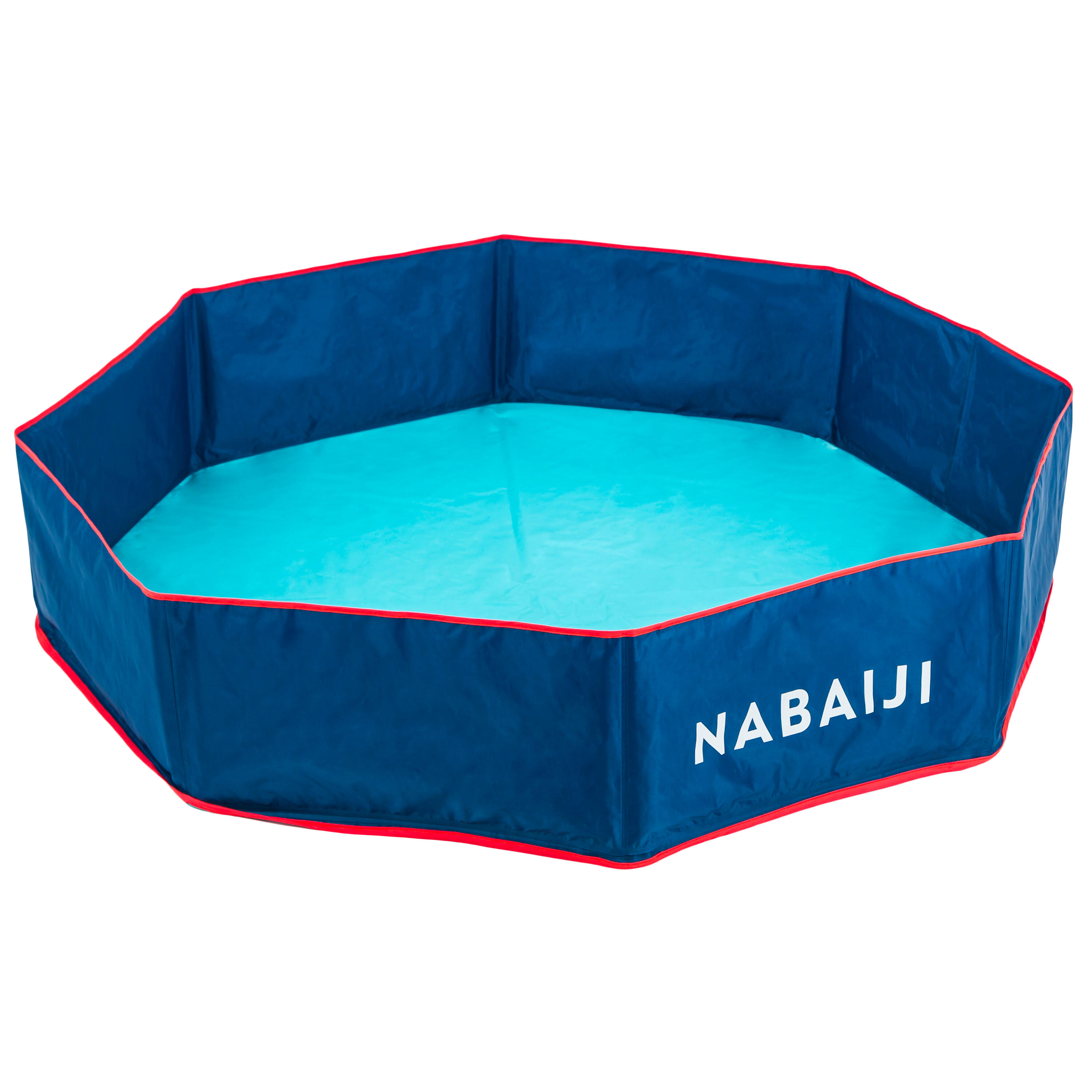 Swimming TIDIPOOL+ 120 cm kids paddling pool with waterproof carry bag - Blue 1/5
