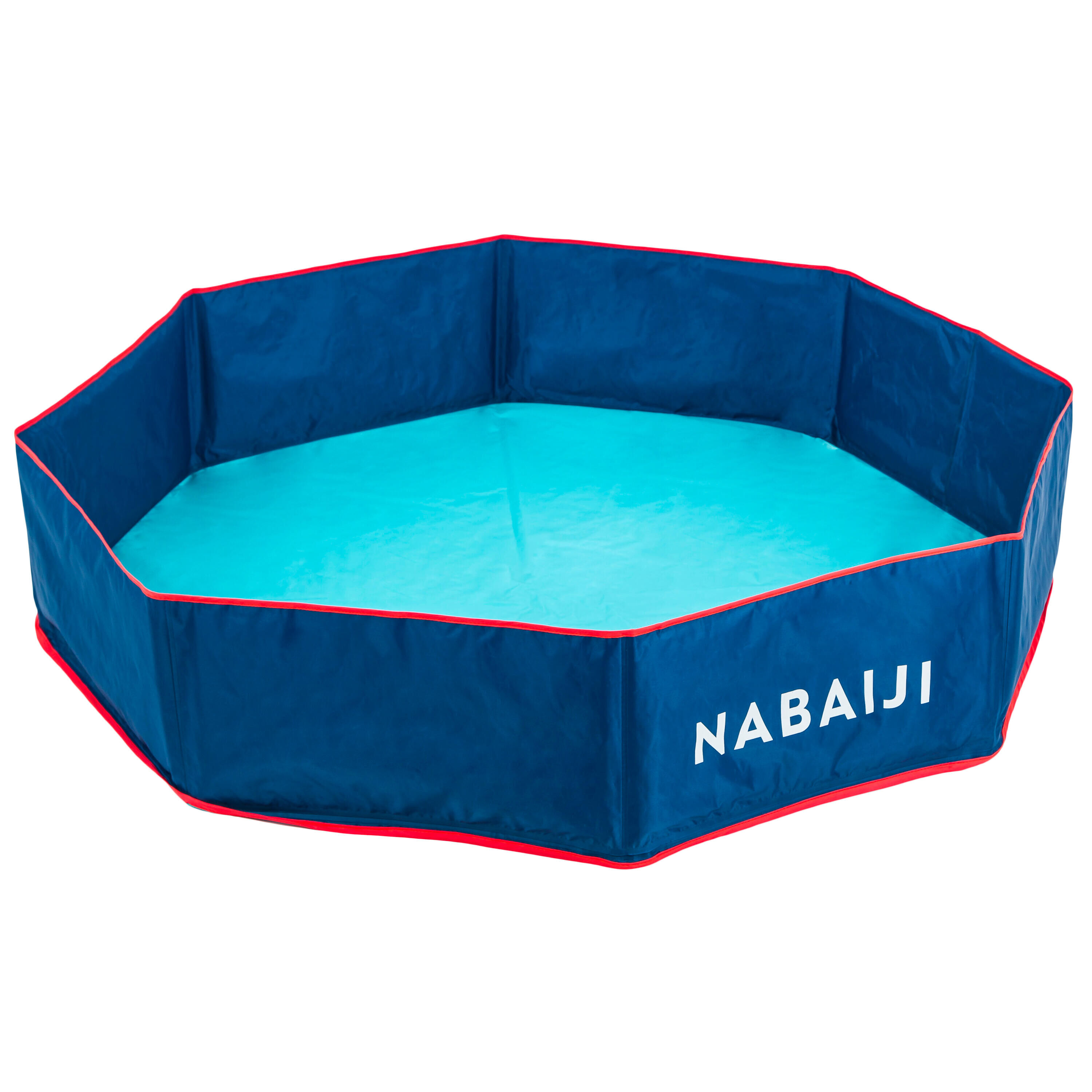NABAIJI Swimming TIDIPOOL+ 120 cm kids paddling pool with waterproof carry bag - Blue