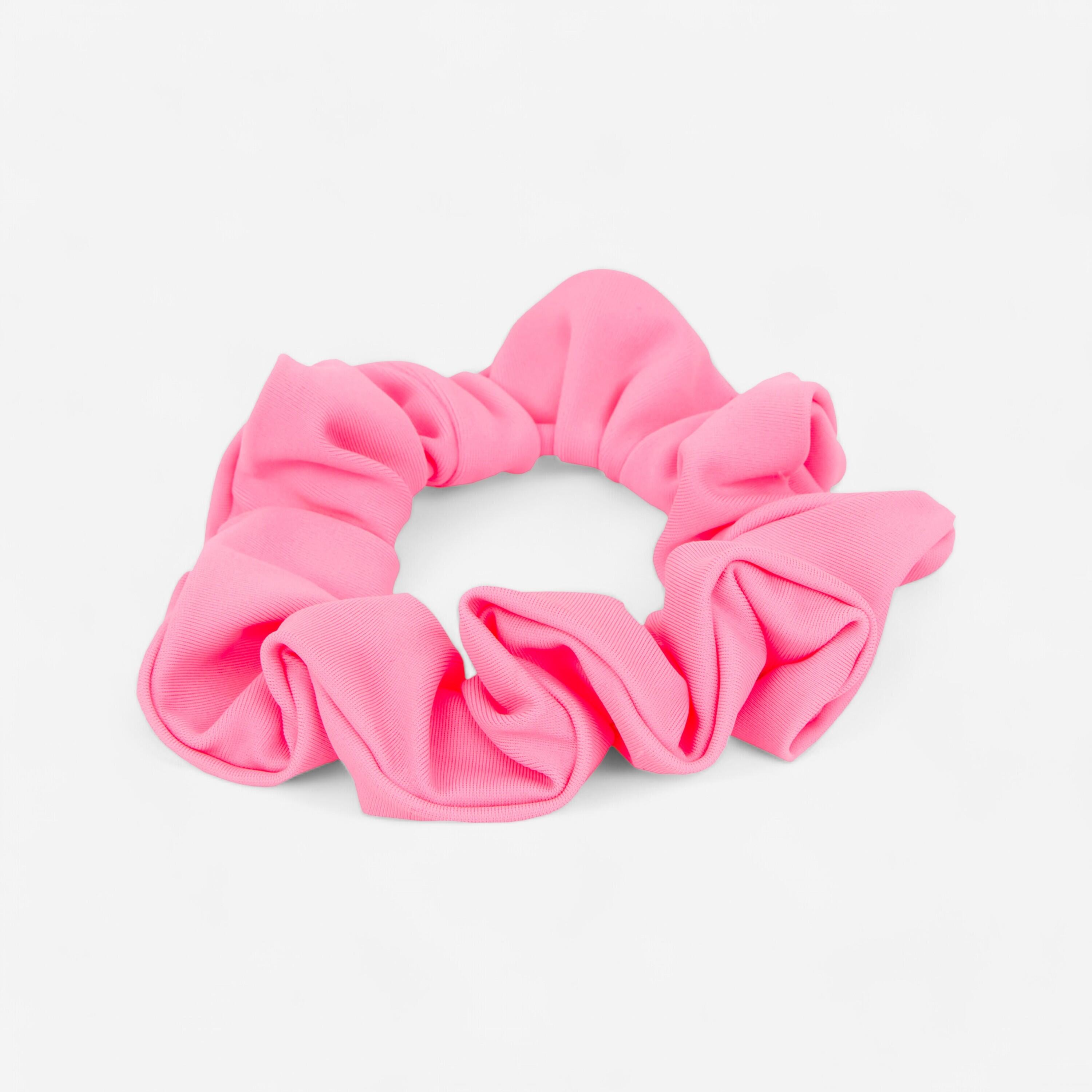 Chouchou de natation cheveux fille rose pastel