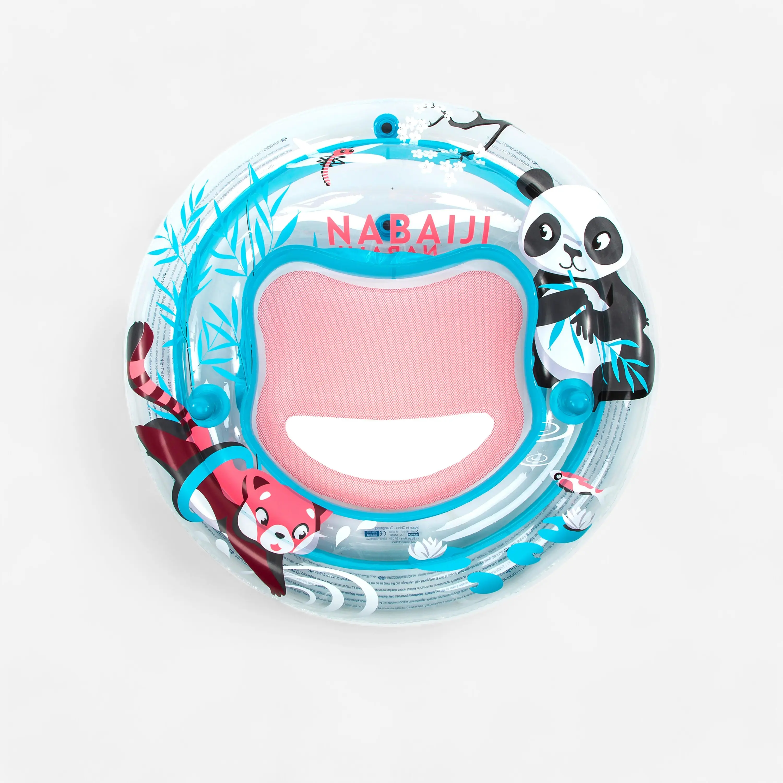 Flotador inflable bebé con diseño de panda