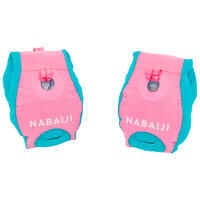 Kids’ Swimming Adjustable Pool Armbands-waistband 15 to 30 kg TISWIM “PANDAS” pink