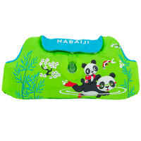 Kids’ Swimming Adjustable Pool Armbands-waistband 15 to 30 kg TISWIM “PANDAS” green