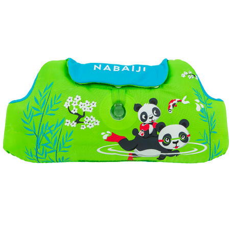 Brassards Ceinture Piscine Evolutif Tiswim Enfant Vert Pandas Decathlon