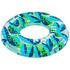 Swimming Ring Inflatable 65 CM for 6 To 9 Years Transparent Green Blue