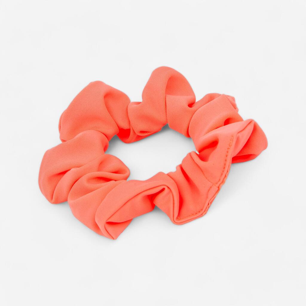 Girls' Swimming Hair Scrunchie - Coral