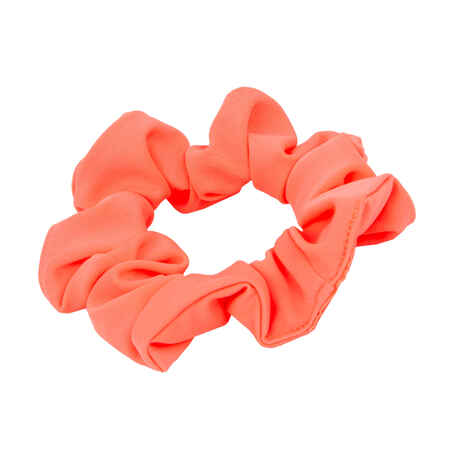 Girls' Swimming Hair Scrunchie - Coral