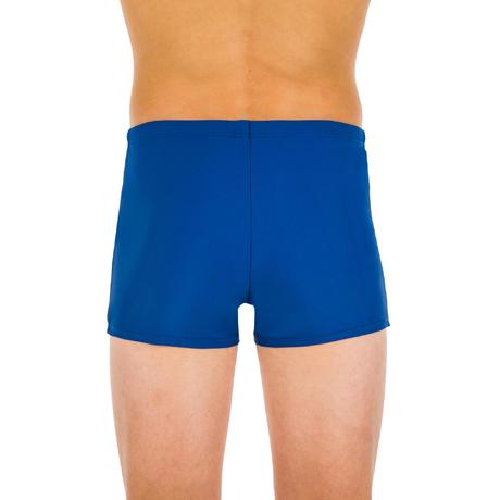 BOY'S BOXER SWIMSUIT 100 BASIC BLUE | Nabaiji