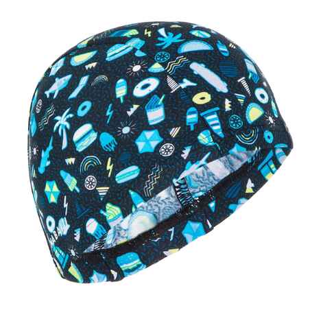 Bonnet de bain maille print taille S all playok black