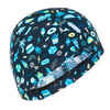 Mesh Swim Cap Print Size S all playok black