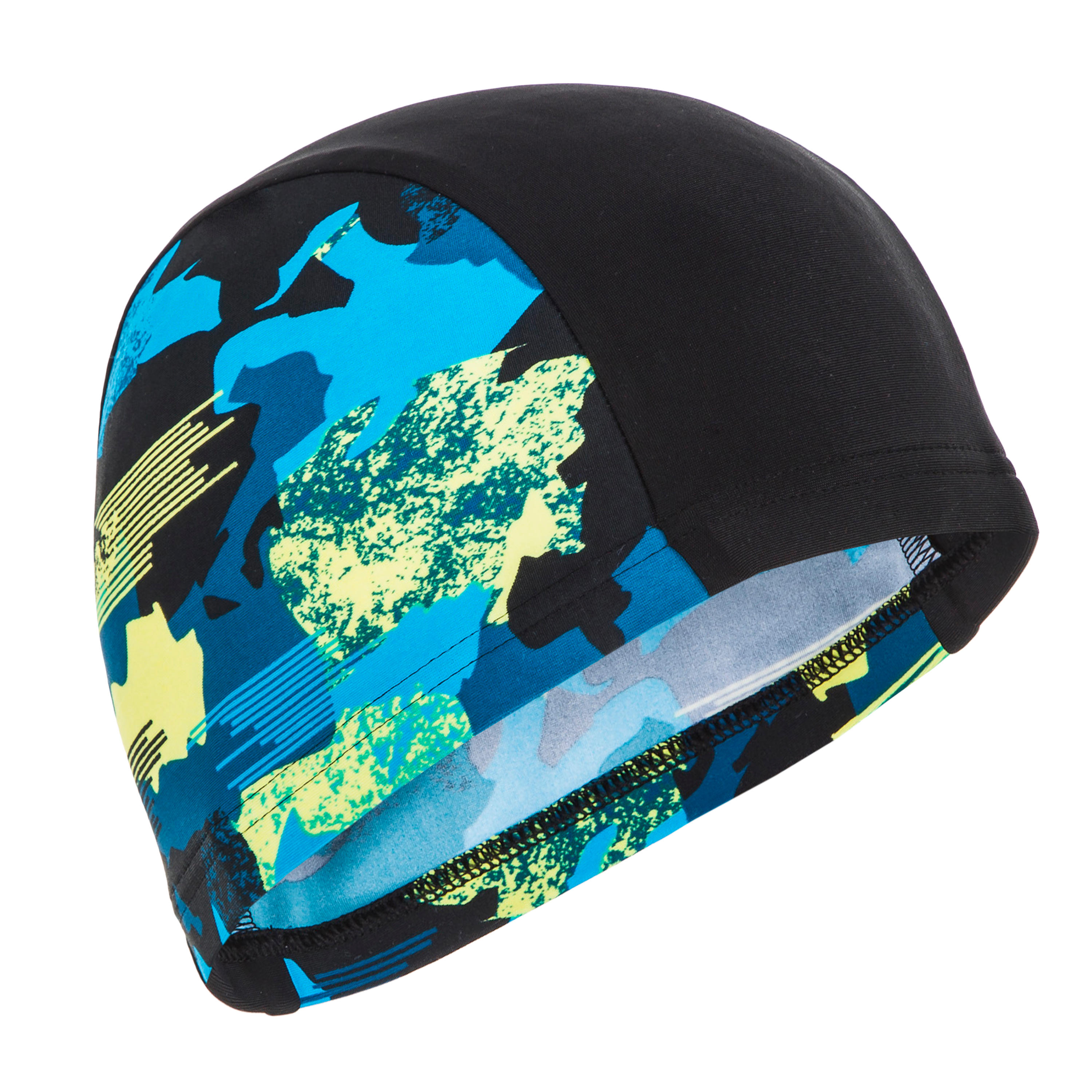 

Mesh Swim Cap Print Size  All camok yellow -  By NABAIJI | Decathlon
