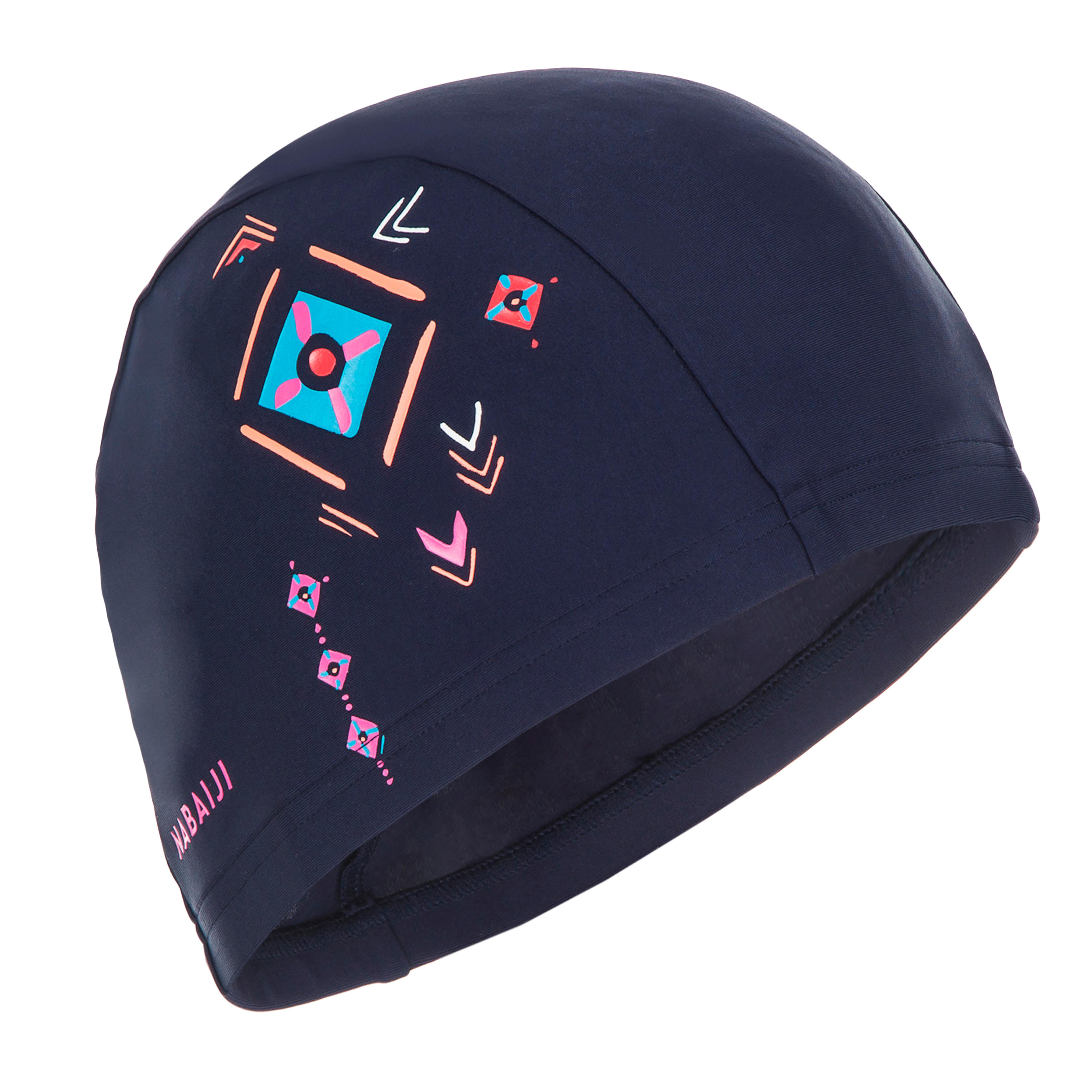 

Mesh Swim Cap Print Size  Jewel navy -  By NABAIJI | Decathlon, Blue