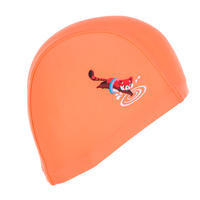Bonnet de bain maille print taille S red panda orange