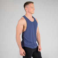 גופיית Stringer להרמת משקולות - כחול