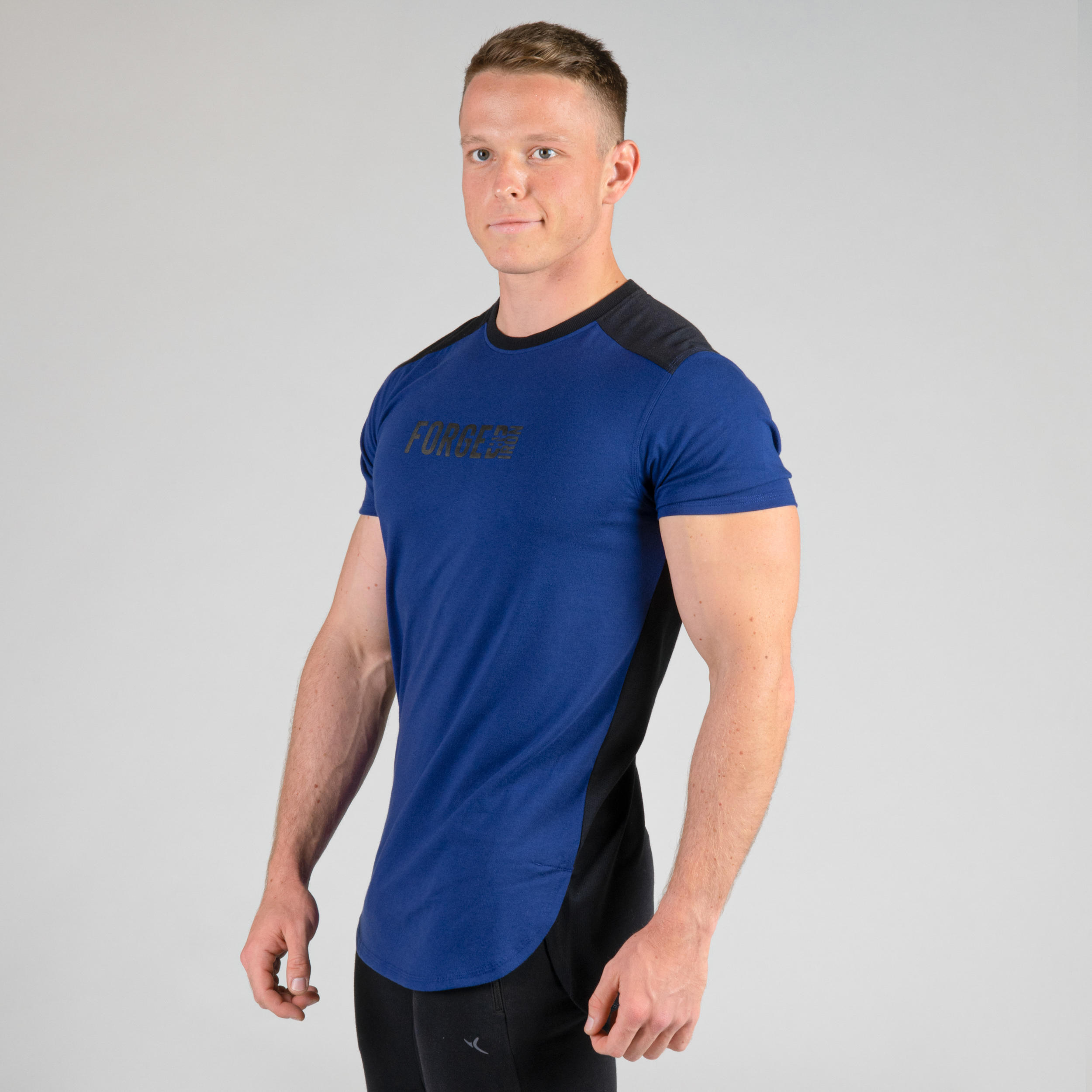 Weight Training Chest Day T-Shirt - Blue 3/14
