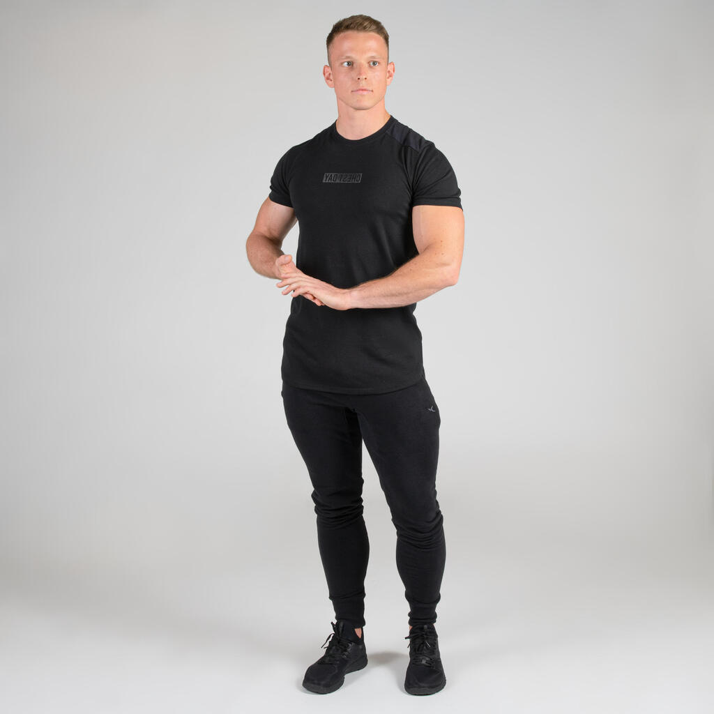 Weight Training Chest Day T-Shirt - Black