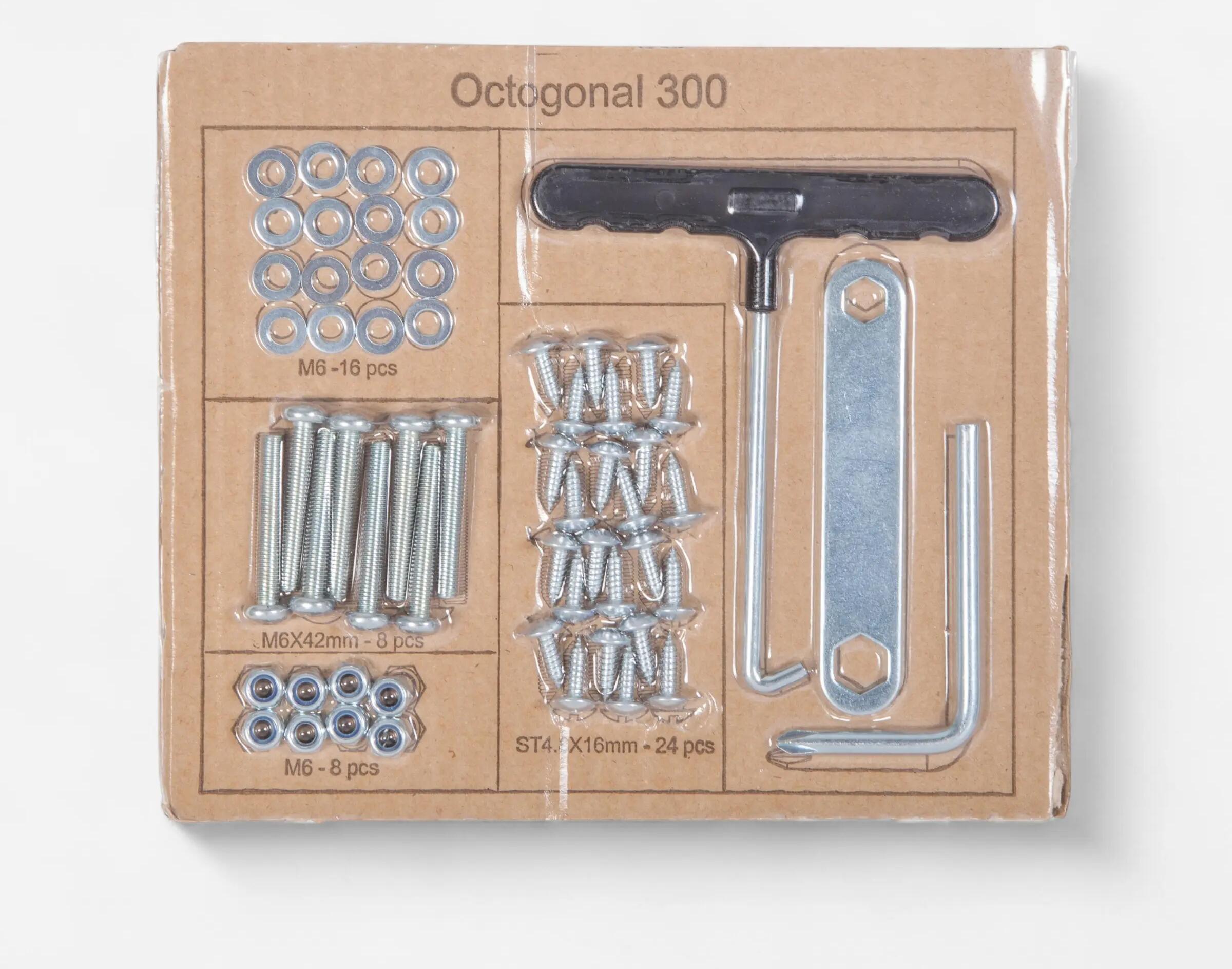 Kit vis octogonal 300