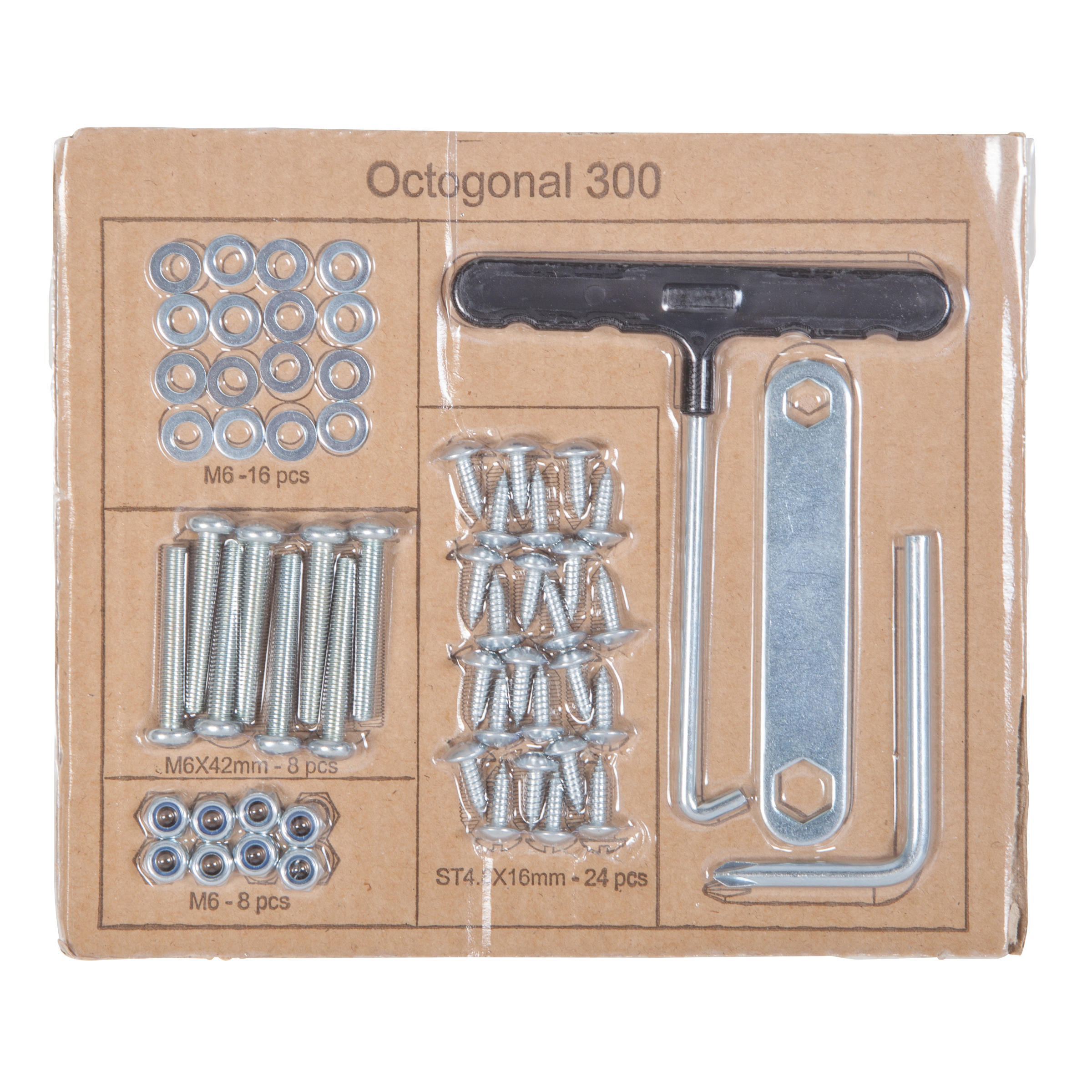 Domyos Schrauben-Set Trampolin – Octogonal 300 | 03608419009293 Domyos Schrauben-Set Trampolin – Octogonal 300 | 03608419009293