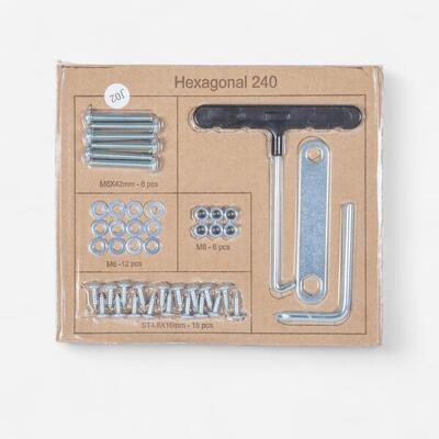 Schraubenset - Ersatzteil für Trampolin Hexagonal 240