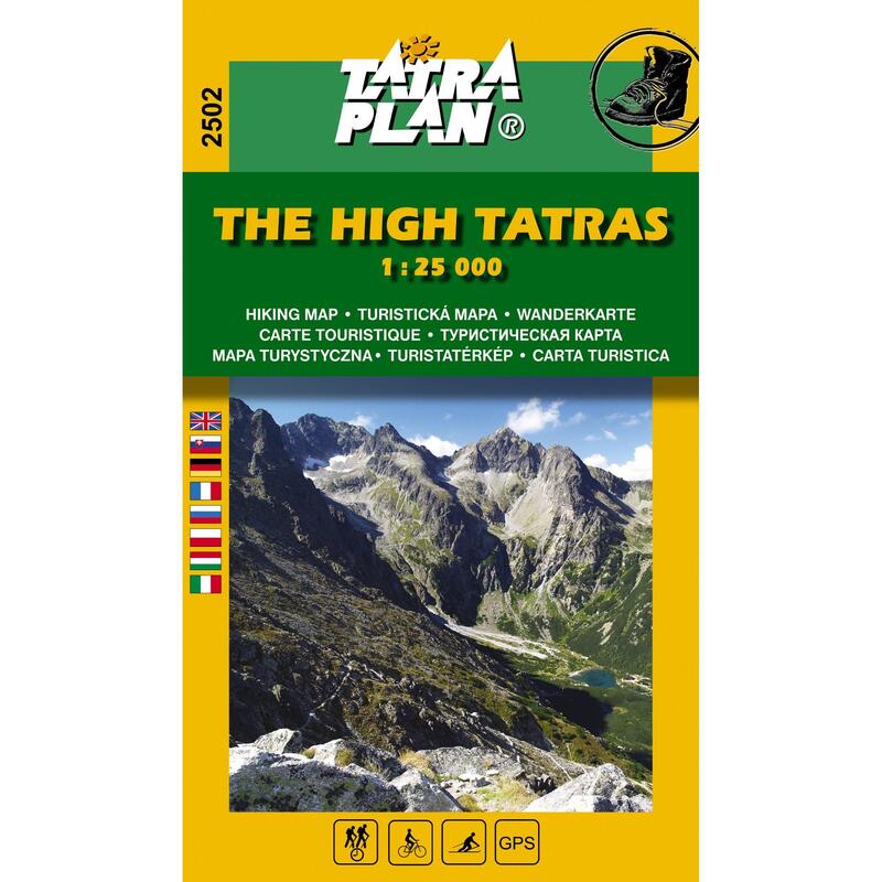 Magas-Tátra turistatérkép 1:25 000 / Vysoké Tatry / Tatra Plan (2018)