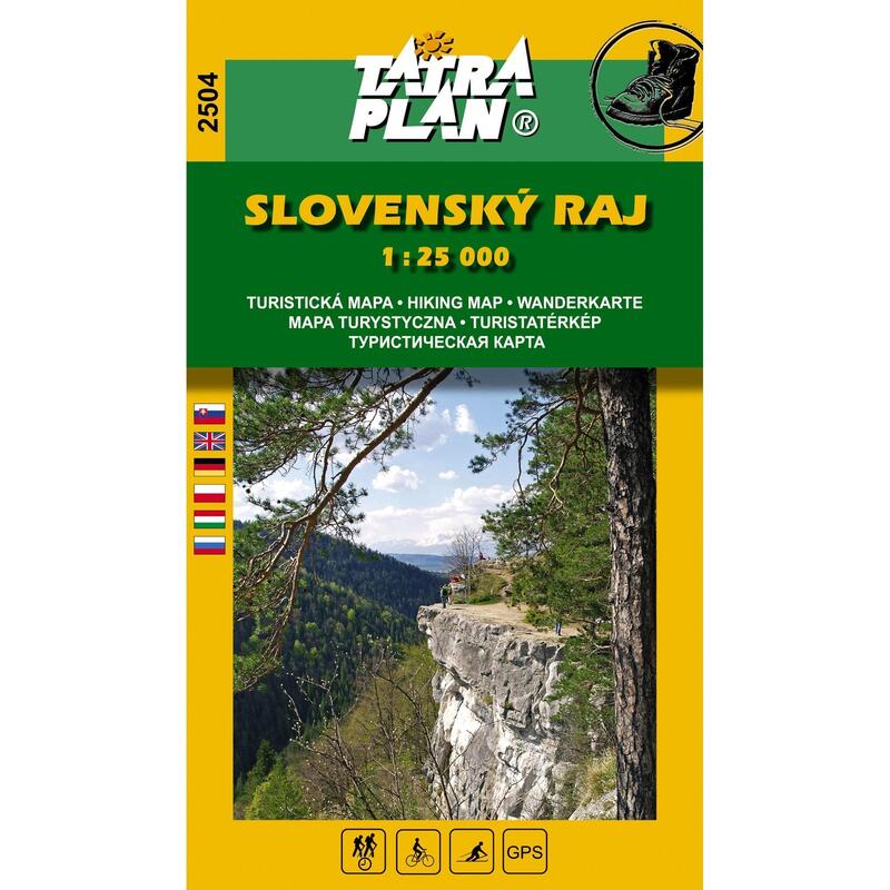 Szlovák Paradicsom turistatérkép / Slovenský raj / Tatra Plan (2018)