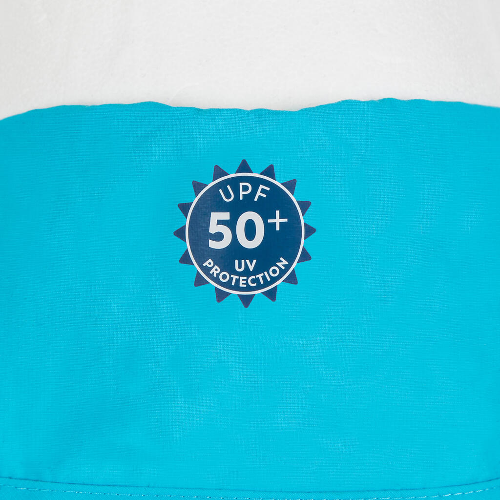 Gorra de natación para bebé anti-UV azul