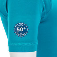Baby UV Protection Short Sleeve T-Shirt - Turquoise Blue